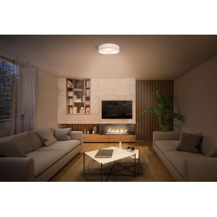 Ledvance - Lampa sufitowa ORBIS PARIS 1xE27/25W/230V biała
