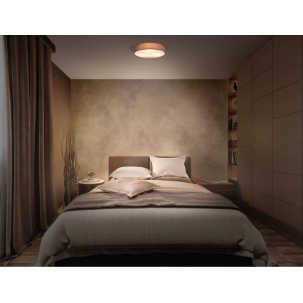 Ledvance - Lampa sufitowa ORBIS PARIS 1xE27/25W/230V brązowa