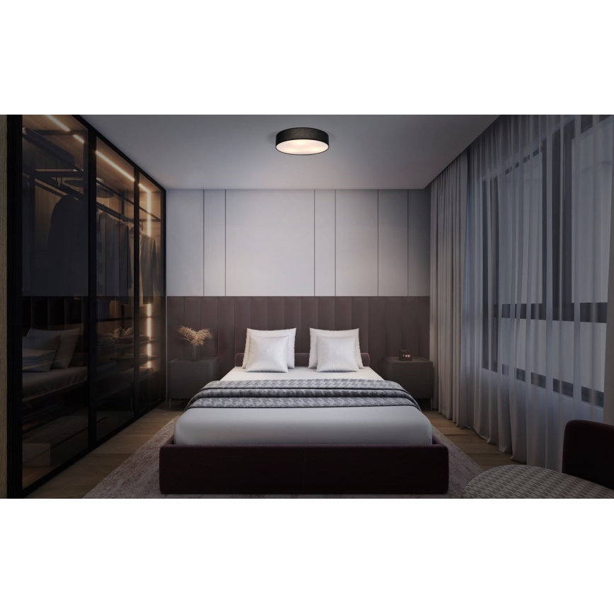 Ledvance - Lampa sufitowa ORBIS PARIS 3xE27/25W/230V czarna