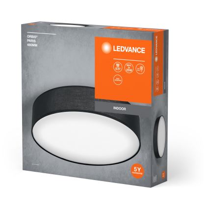 Ledvance - Lampa sufitowa ORBIS PARIS 3xE27/25W/230V czarna