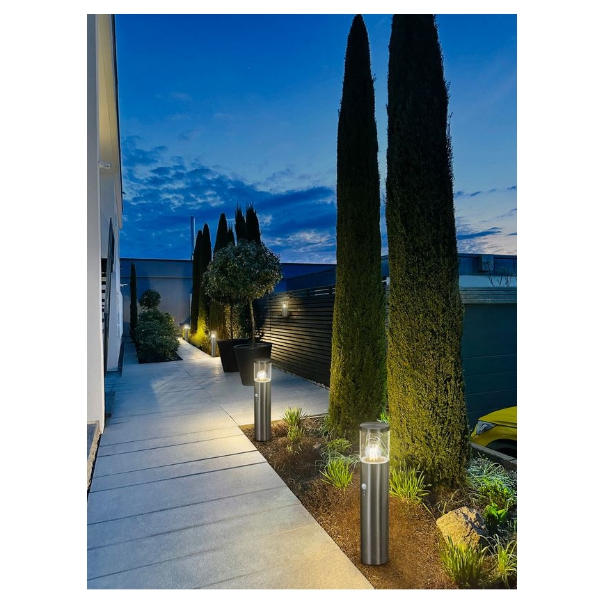 Ledvance - Lampa zewnętrzna z czujnikiem EBRO 1xE27/20W/230V IP44