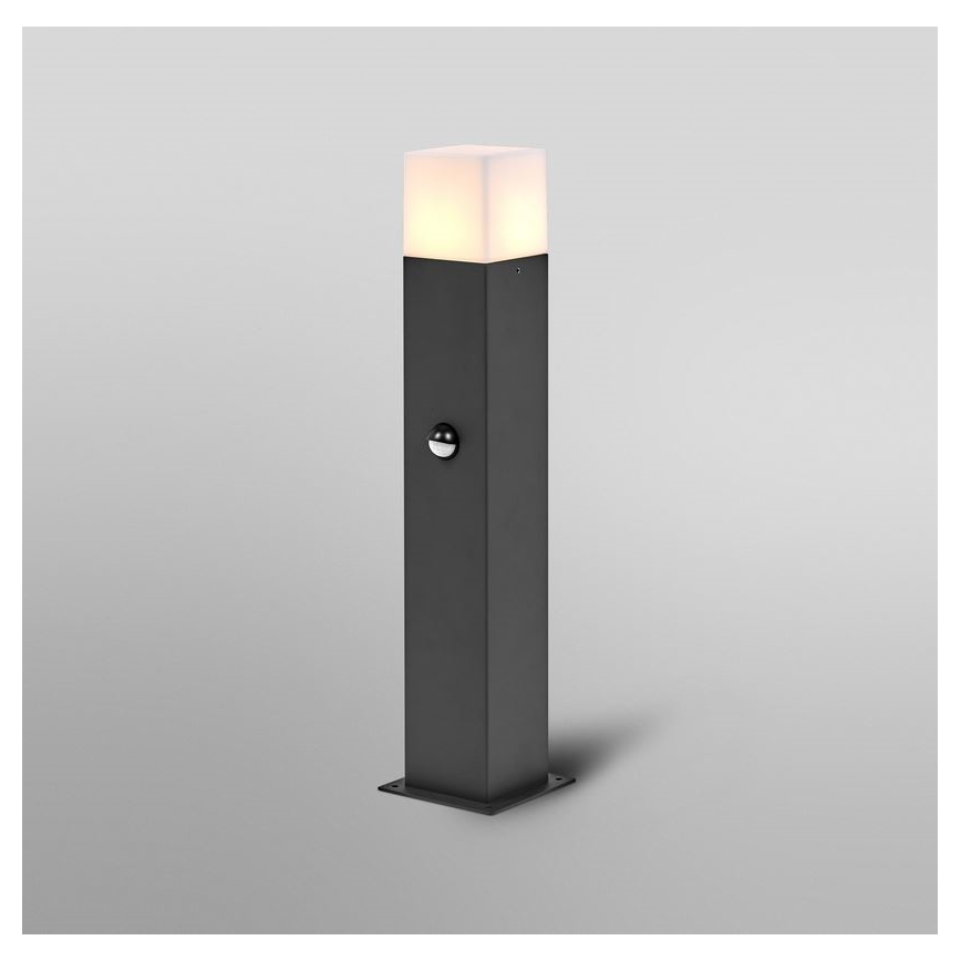 Ledvance - Lampa zewnętrzna z czujnikiem FIGO SQUARE 1xE27/20W/230V IP44