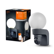Ledvance - Lampa zewnętrzna z czujnikiem i kamerą SMART+ 1xE27/15W/230V IP44 Wi-Fi
