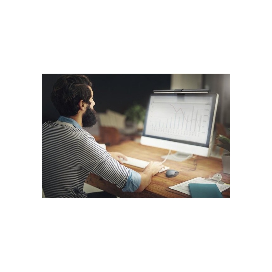 Ledvance - Regulowane oświetlenie LED do monitora SUN@HOME LED/2,5W/5V 2200-5000K CRI 95 Wi-Fi