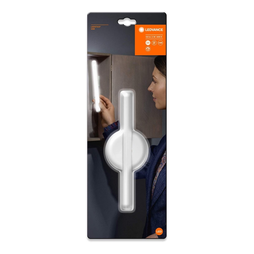 Ledvance - LED oświetlenie do lustra ściemnialne LEDSTIXX LED/2W/Li-Ion 800 mAh IP44 CRI 90