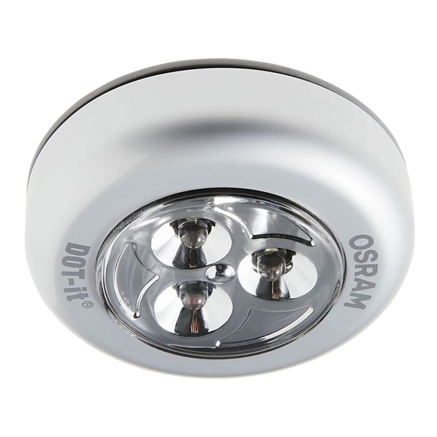 Ledvance - LED Dotykowa lampa orientacyjna DOT-IT LED/0,2W/3xAAA