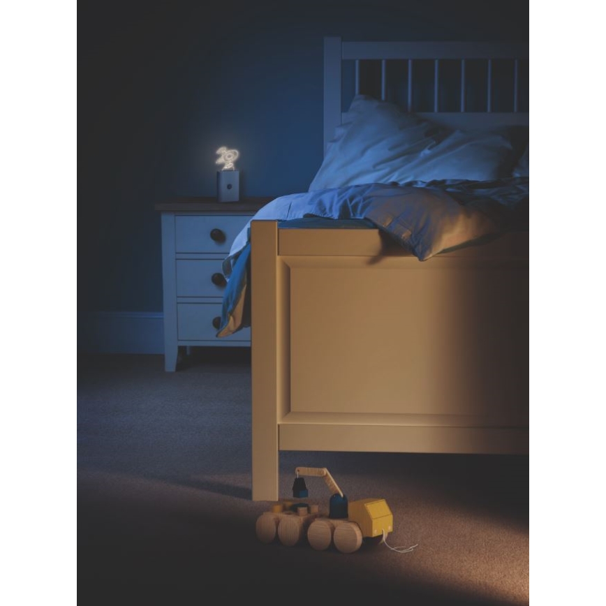 Ledvance - LED Dziecięca orientacyjna lampka z czujnikiem NIGHTLUX LED/0,2W/4,5V