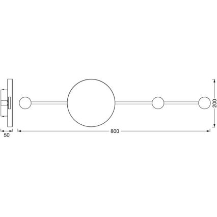 Ledvance - LED Kinkiet DECOR WOOD LED/6W/230V