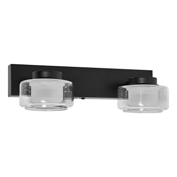 Ledvance - LED Kinkiet łazienkowy ORBIS FLAME 2xLED/5,5W/230V 3000/4000K IP44 czarny