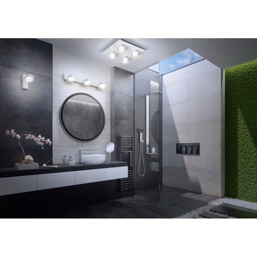 Ledvance - LED Kinkiet łazienkowy ORBIS FLAME 2xLED/5,5W/230V 3000/4000K IP44 biały