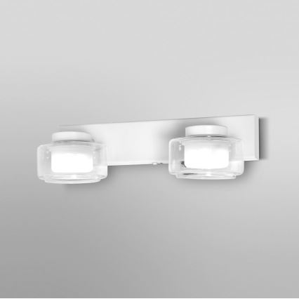 Ledvance - LED Kinkiet łazienkowy ORBIS FLAME 2xLED/5,5W/230V 3000/4000K IP44 biały