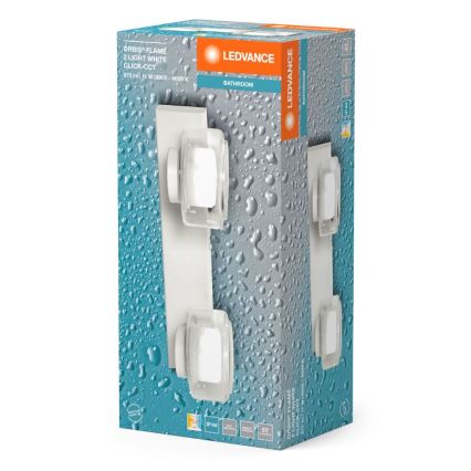 Ledvance - LED Kinkiet łazienkowy ORBIS FLAME 2xLED/5,5W/230V 3000/4000K IP44 biały