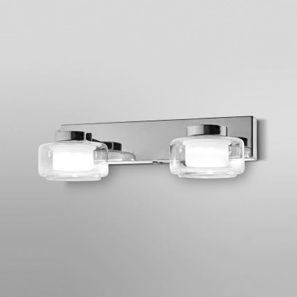 Ledvance - LED Kinkiet łazienkowy ORBIS FLAME 2xLED/5,5W/230V 3000/4000K IP44 chrom