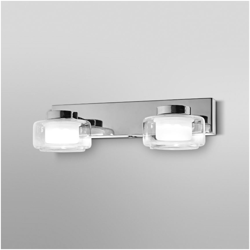 Ledvance - LED Kinkiet łazienkowy ORBIS FLAME 2xLED/5,5W/230V 3000/4000K IP44 chrom