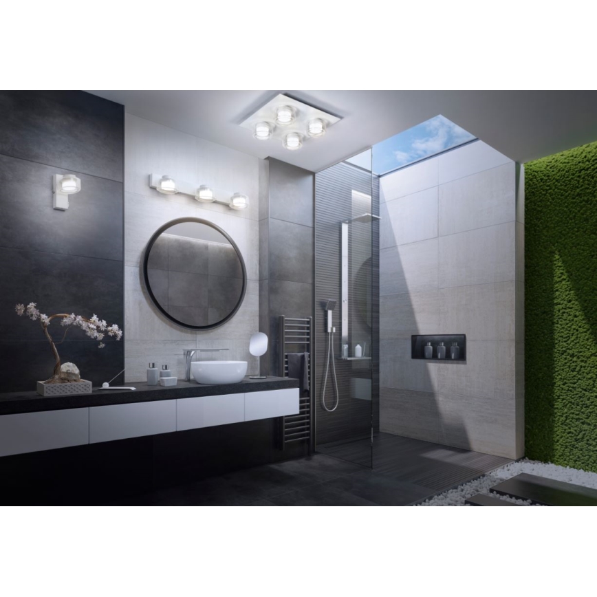 Ledvance - LED Kinkiet łazienkowy ORBIS FLAME 3xLED/5,5W/230V 3000/4000K IP44 biały