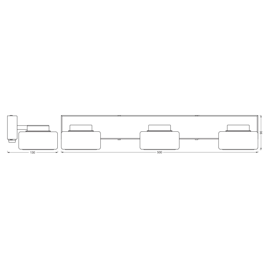 Ledvance - LED Kinkiet łazienkowy ORBIS FLAME 3xLED/5,5W/230V 3000/4000K IP44 chrom