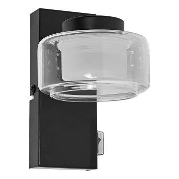 Ledvance - LED Kinkiet łazienkowy ORBIS FLAME LED/5,5W/230V 3000/4000K IP44 czarny