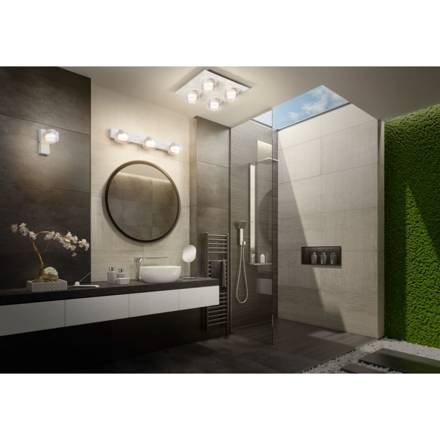 Ledvance - LED Kinkiet łazienkowy ORBIS FLAME LED/5,5W/230V 3000/4000K IP44 biały