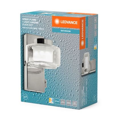 Ledvance - LED Kinkiet łazienkowy ORBIS FLAME LED/5,5W/230V 3000/4000K IP44 chrom