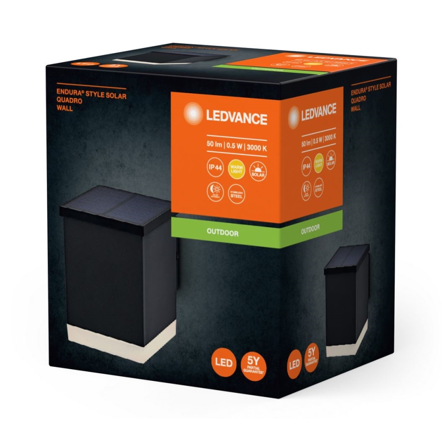 Ledvance - LED Kinkiet solarny ENDURA STYLE SOLAR LED/0,5W/2,4V 1200 mAh IP44