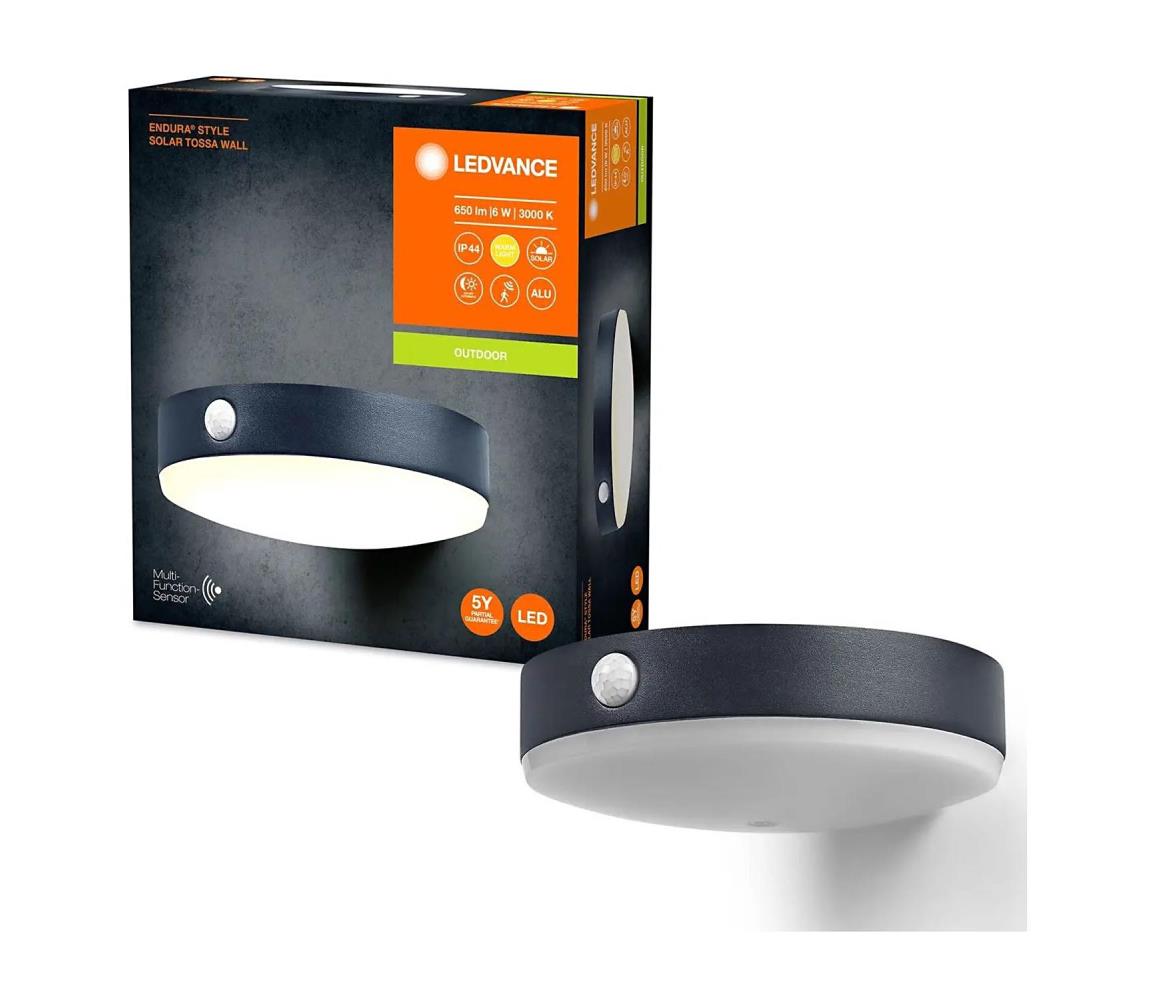 Ledvance-LED Kinkiet solarny z czujnikiem ENDURA STYLE LED/6W/3,7V IP44