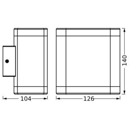 Ledvance - LED Kinkiet zewnętrzny ENDURA STYLE DALLAS LED/9W/230V IP44