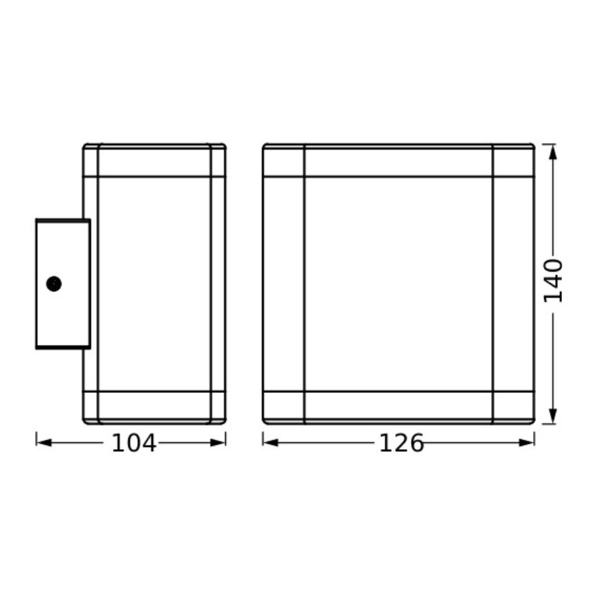 Ledvance - LED Kinkiet zewnętrzny ENDURA STYLE DALLAS LED/9W/230V IP44