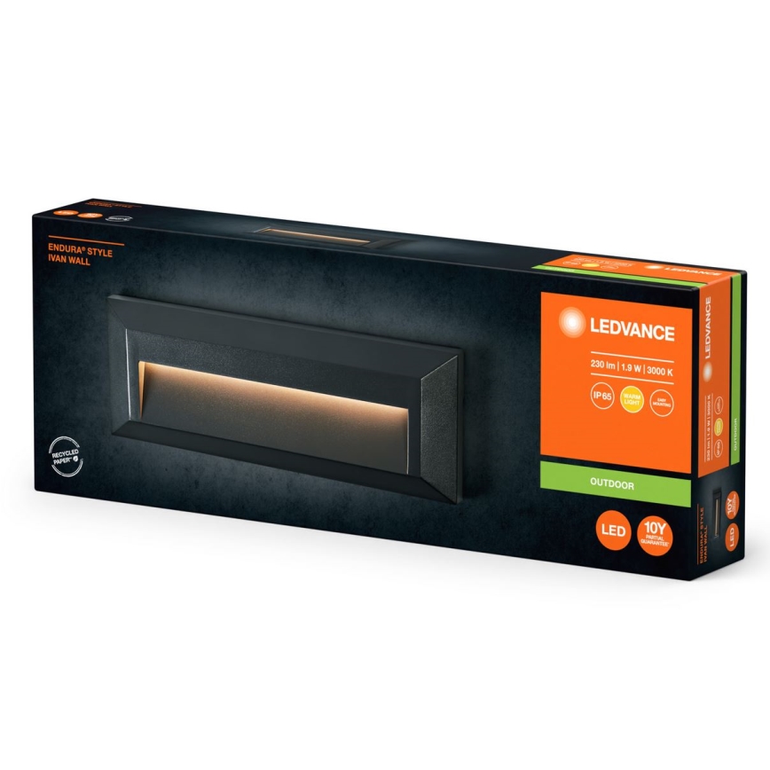 Ledvance - LED Kinkiet zewnętrzny ENDURA STYLE IVAN LED/1,9W/230V IP65