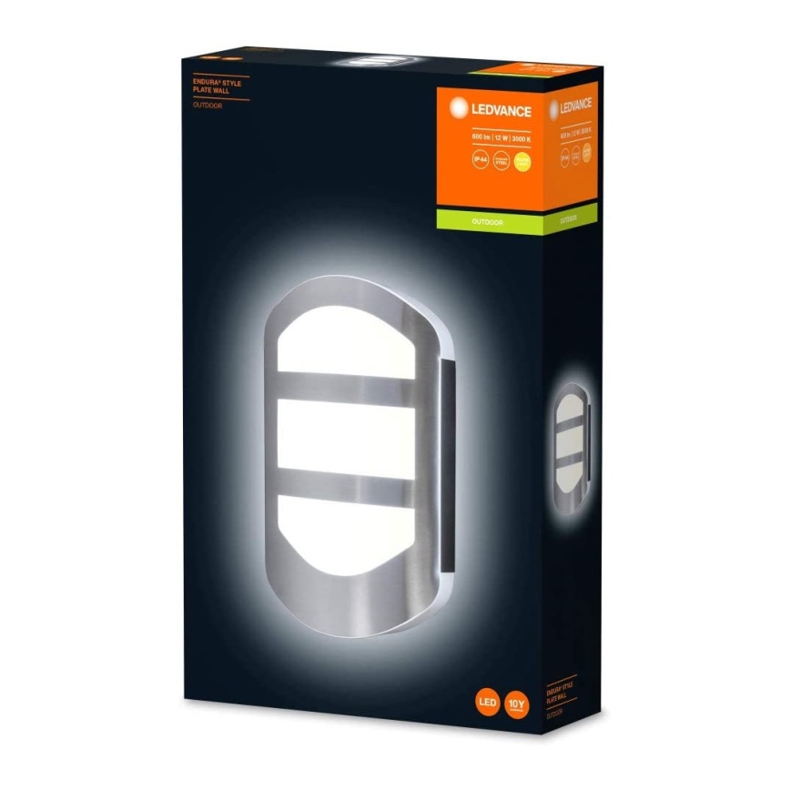 Ledvance - LED Kinkiet zewnętrzny PLATE LED/12W/230V IP44