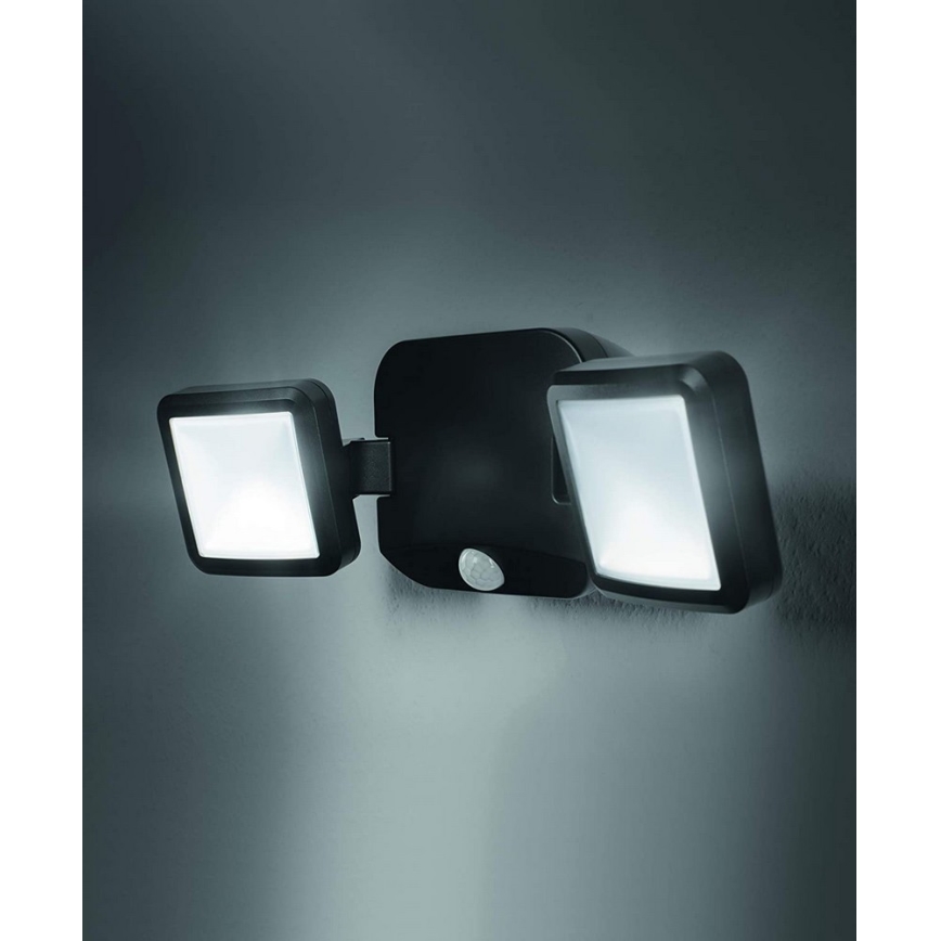 Ledvance - LED Kinkiet zewnętrzny z czujnikiem BATTERY 2xLED/10W/4xD IP54