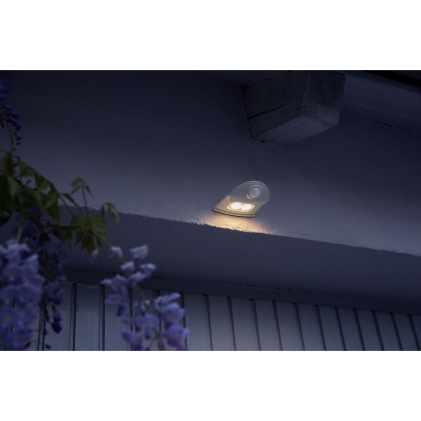 Ledvance - LED Kinkiet zewnętrzny z czujnikiem DOORLED LED/1W/3xAA IP54