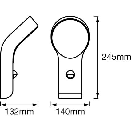 Ledvance - LED Kinkiet zewnętrzny z czujnikiem ENDURA LED/8W/230V IP44