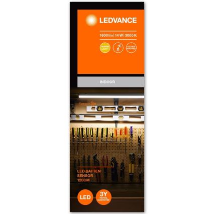 Ledvance - LED Kuchenne oświetlenie podszafkowe z czujnikiem BATTEN LED/14W/230V 120 cm