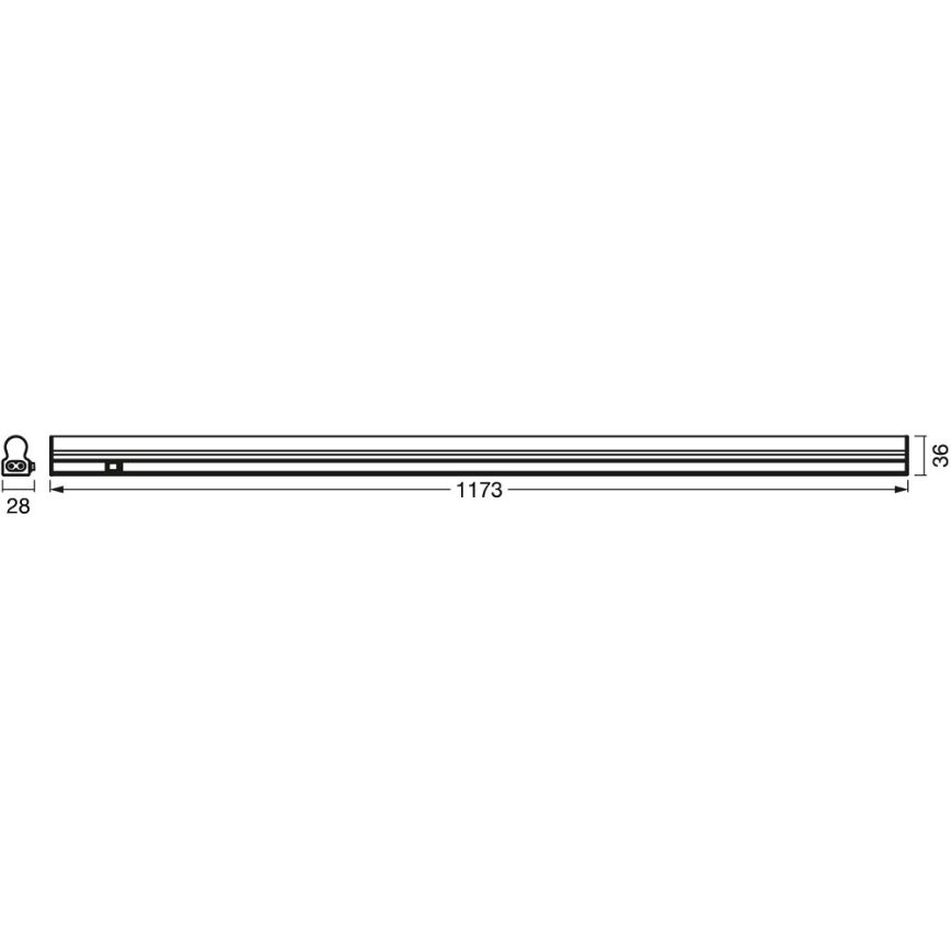 Ledvance - LED Kuchenne oświetlenie podszafkowe z czujnikiem BATTEN LED/14W/230V 120 cm