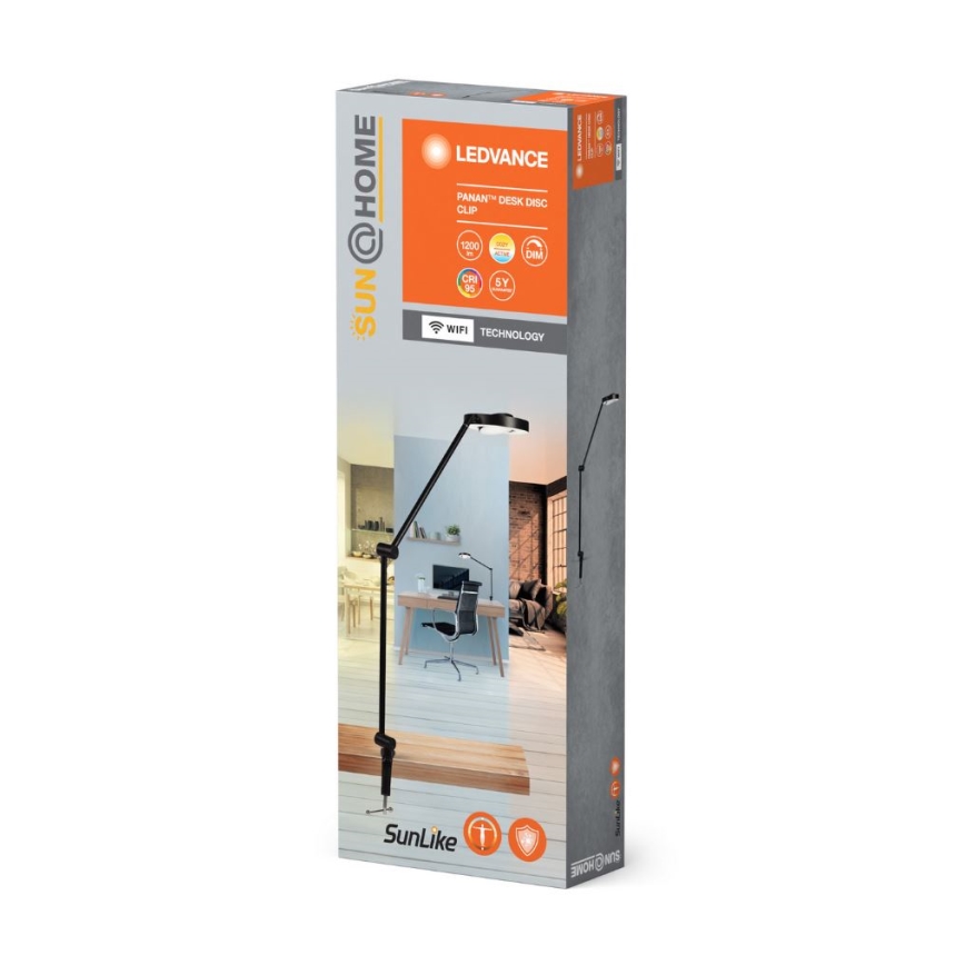 Ledvance - LED Lampa ściemnialna z klipsem SUN@HOME LED/15W/230V 2200-5000K CRI 95 Wi-Fi