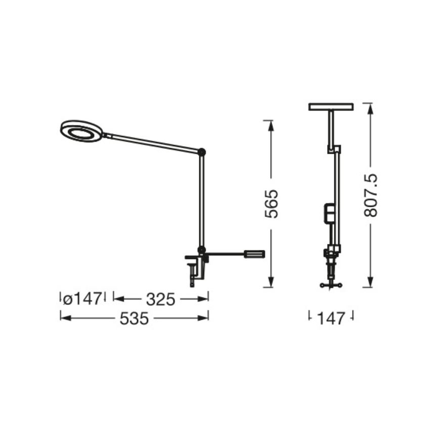Ledvance - LED Lampa ściemnialna z klipsem SUN@HOME LED/15W/230V 2200-5000K CRI 95 Wi-Fi