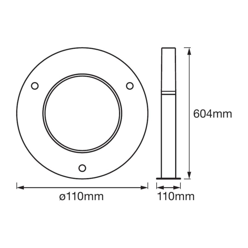 Ledvance - LED Lampa zewnętrzna FLARE 1xLED/7W/230V IP44