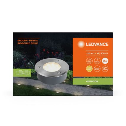 Ledvance - LED Lampa zewnętrzna ENDURA HYBRID SPIKE LED/1W/12V IP44