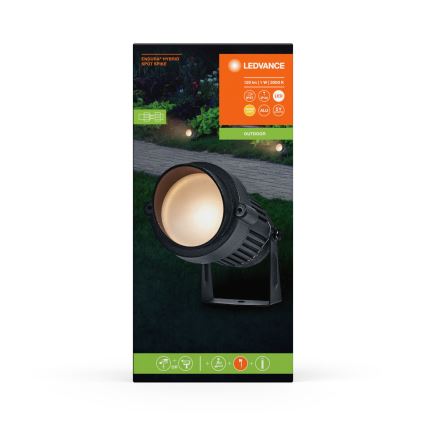 Ledvance - LED Lampa zewnętrzna ENDURA HYBRID SPOT SPIKE LED/1W/12V IP44