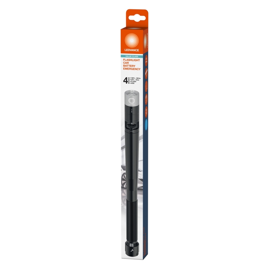 Ledvance - LED Latarka FLASHLIGHT CAR LED/1,6W/4xAAA