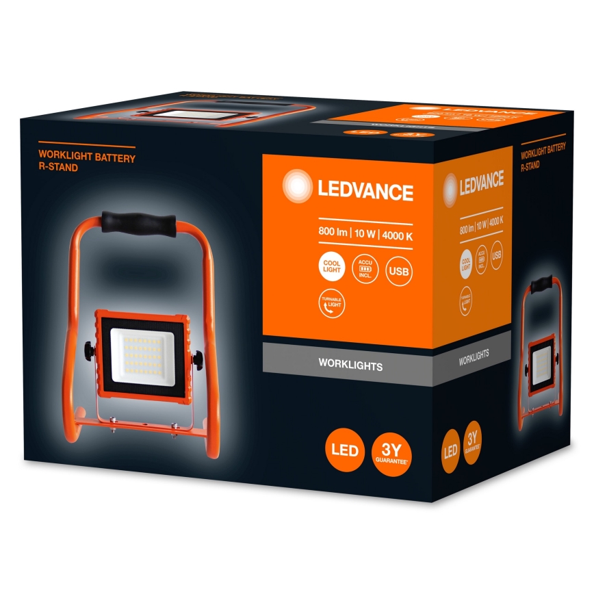 Ledvance - LED Naświetlacz R-STAND LED/10W/5V 2200 mAh IP44