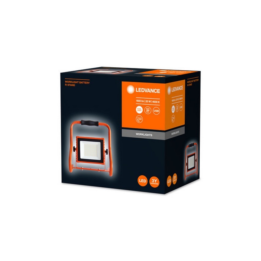 Ledvance - LED Naświetlacz R-STAND LED/20W/5V 2200 mAh IP44