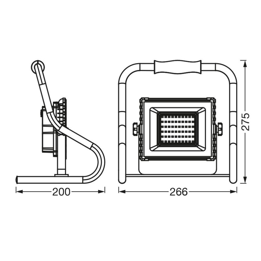 Ledvance - LED Naświetlacz R-STAND LED/20W/5V 2200 mAh IP44
