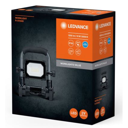 Ledvance - LED Naświetlacz WORKLIGHT R-STAND LED/10W/230V 6500K IP65