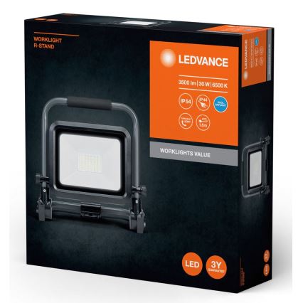 Ledvance - LED Naświetlacz WORKLIGHT R-STAND LED/30W/230V 6500K IP54