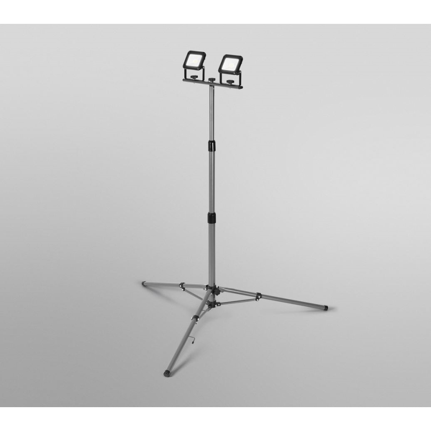 Ledvance - LED Zewnętrzny reflektor z uchwytem WORKLIGHT TRIPOD 2xLED/10W/230V 6500K IP65