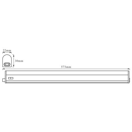 Ledvance - LED Oświetlenie blatu kuchennego BATTEN LED/8W/230V