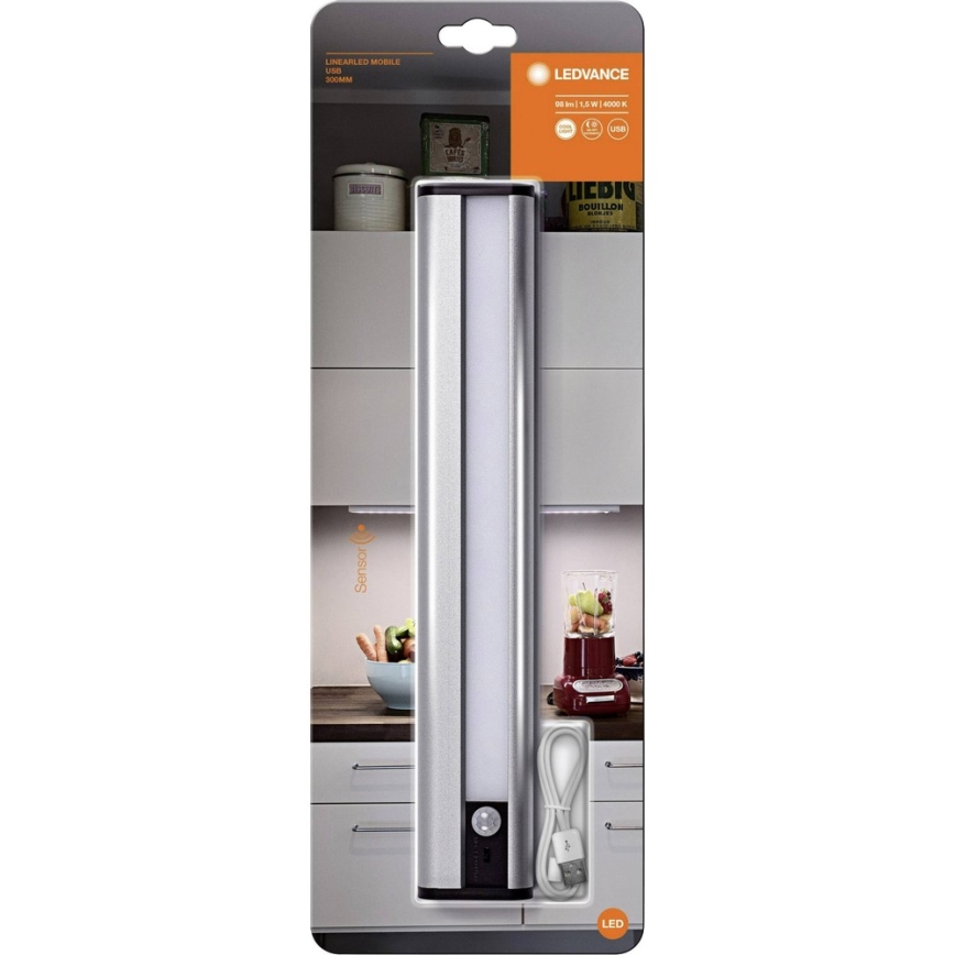 Ledvance - LED Oświetlenie blatu kuchennego z czujnikiem MOBILE LED/1,5W/5V 1800 mAh