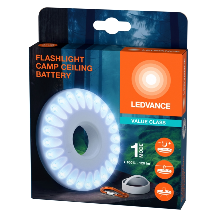 Ledvance - LED Oświetlenie FLASHLIGHT CAMP LED/1,2W/3xAAA