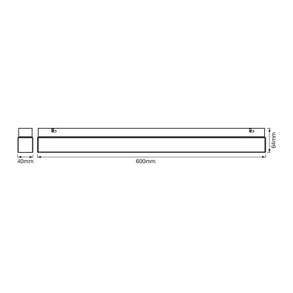 Ledvance - LED Oświetlenie lustra w łazience SQUARE LED/14W/230V IP44 3000/4000K